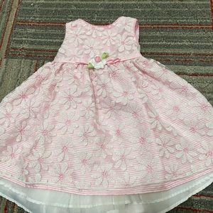 Pink Daisy dress young land baby 24 months